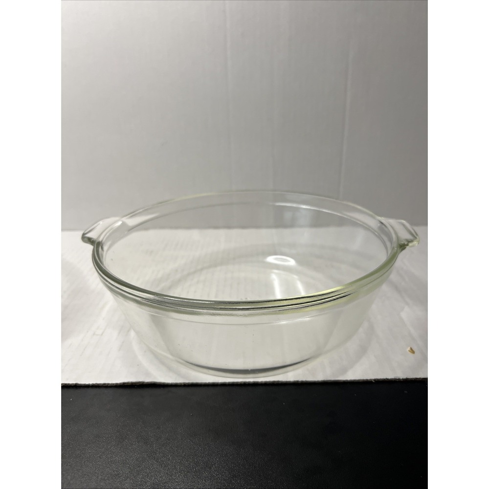 Vintage Pyrex  #024-625-B Clear Glass Casserole Dish - Picture 2 of 3